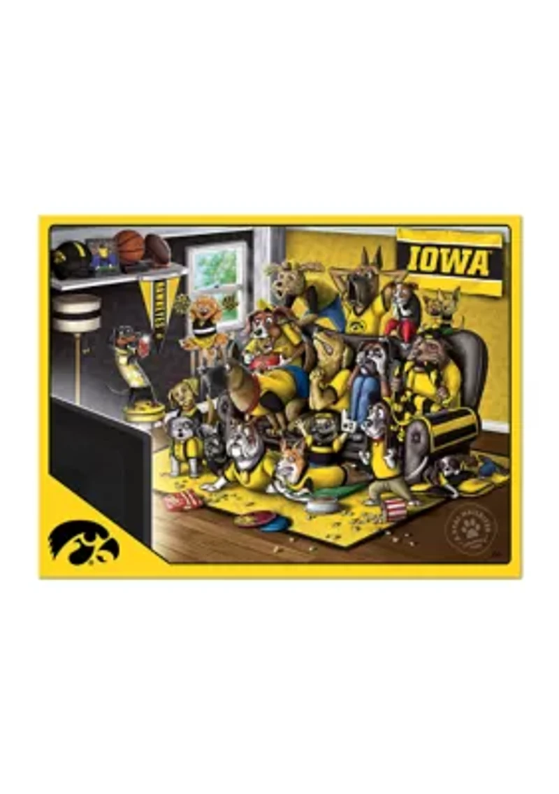 YouTheFan NCAA Iowa Hawkeyes Purebred Fans 500pc Puzzle - "A Real Nailbiter"
