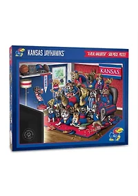 YouTheFan NCAA Kansas Jayhawks Purebred Fans 500pc Puzzle - "A Real Nailbiter"