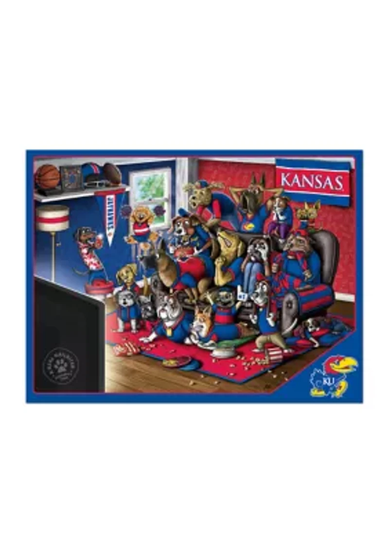 YouTheFan NCAA Kansas Jayhawks Purebred Fans 500pc Puzzle - "A Real Nailbiter"