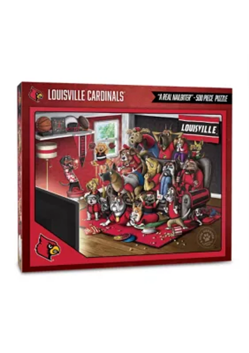 YouTheFan NCAA Louisville Cardinals Purebred Fans 500pc Puzzle - "A Real Nailbiter"