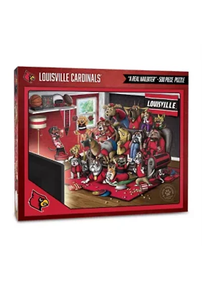YouTheFan NCAA Louisville Cardinals Purebred Fans 500pc Puzzle - "A Real Nailbiter"