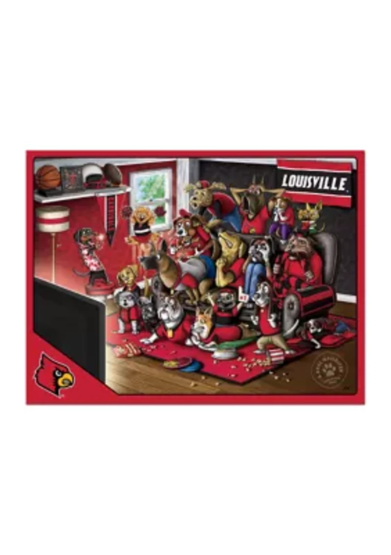 YouTheFan NCAA Louisville Cardinals Purebred Fans 500pc Puzzle - "A Real Nailbiter"