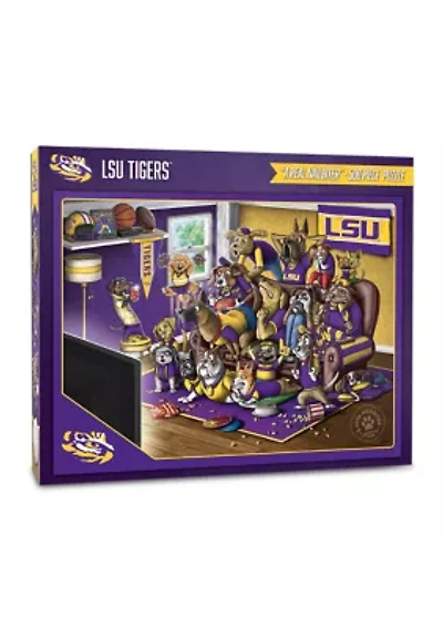 YouTheFan NCAA LSU Tigers Purebred Fans 500pc Puzzle - "A Real Nailbiter"
