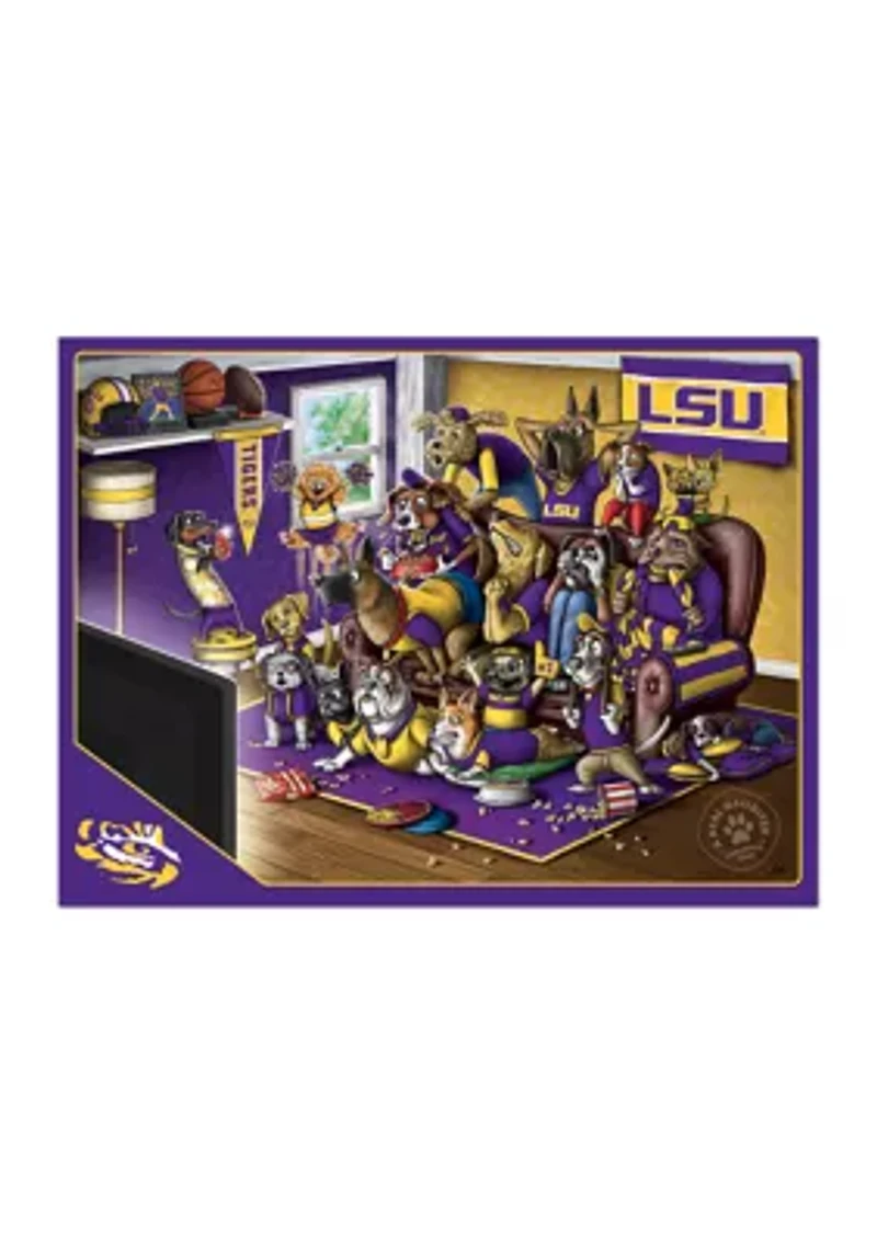YouTheFan NCAA LSU Tigers Purebred Fans 500pc Puzzle - "A Real Nailbiter"