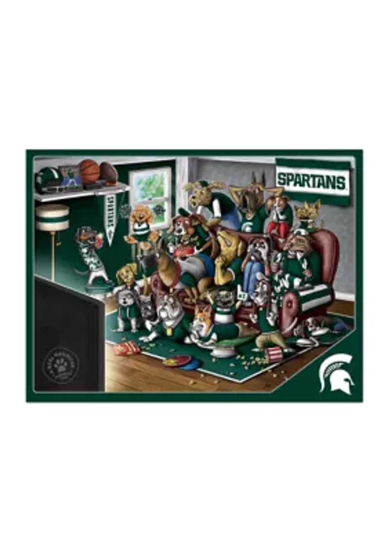 YouTheFan NCAA Michigan State Spartans Purebred Fans 500pc Puzzle - "A Real Nailbiter"