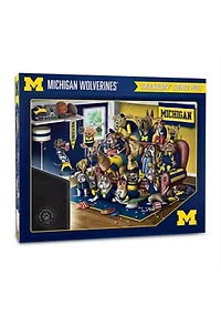 YouTheFan NCAA Michigan Wolverines Purebred Fans 500pc Puzzle - "A Real Nailbiter"