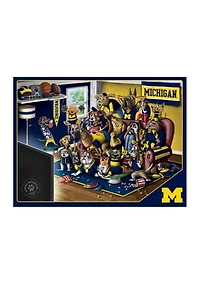 YouTheFan NCAA Michigan Wolverines Purebred Fans 500pc Puzzle - "A Real Nailbiter"