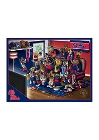 Ole Miss Rebels YouTheFan NCAA Mississippi Rebels Purebred Fans 500pc Puzzle - "A Real Nailbiter"