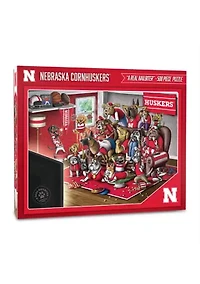 YouTheFan NCAA Nebraska Cornhuskers Purebred Fans 500pc Puzzle - "A Real Nailbiter"