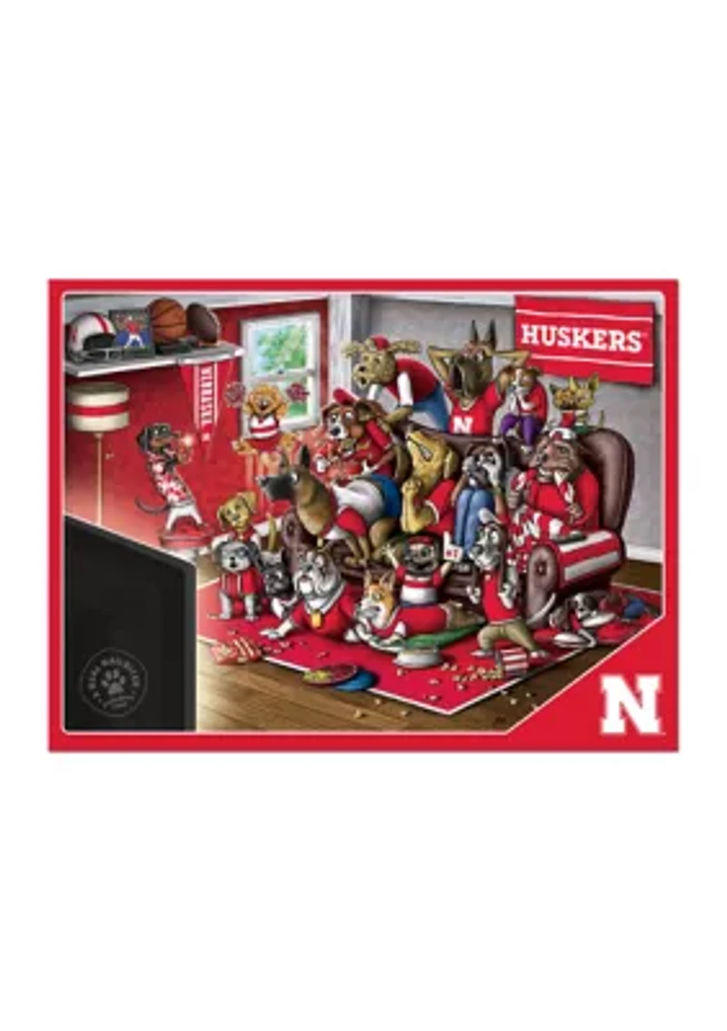 YouTheFan NCAA Nebraska Cornhuskers Purebred Fans 500pc Puzzle - "A Real Nailbiter"