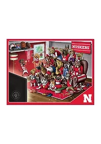YouTheFan NCAA Nebraska Cornhuskers Purebred Fans 500pc Puzzle - "A Real Nailbiter"