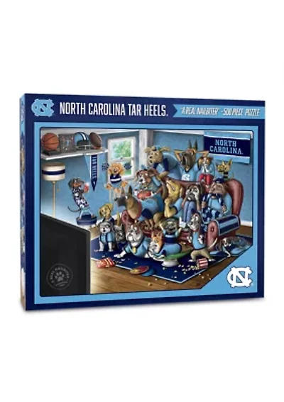 YouTheFan NCAA North Carolina Tar Heels Purebred Fans 500pc Puzzle - "A Real Nailbiter"