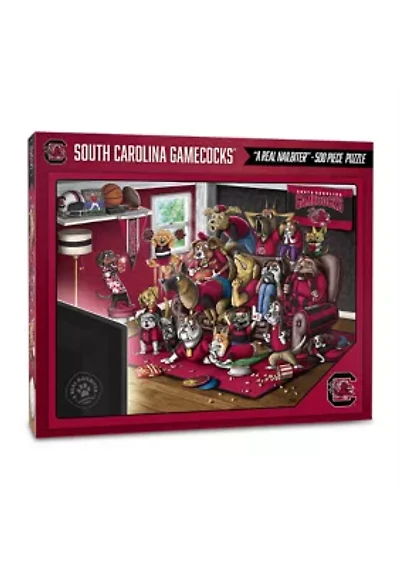 YouTheFan NCAA South Carolina Gamecocks Purebred Fans 500pc Puzzle - "A Real Nailbiter"