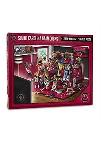 YouTheFan NCAA South Carolina Gamecocks Purebred Fans 500pc Puzzle - "A Real Nailbiter"