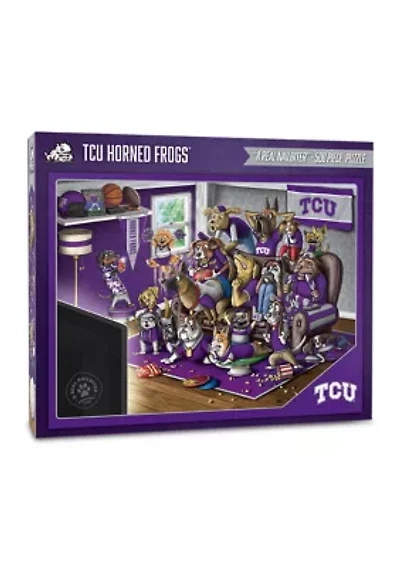 YouTheFan NCAA TCU Horned Frogs Purebred Fans 500pc Puzzle - "A Real Nailbiter"