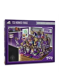 YouTheFan NCAA TCU Horned Frogs Purebred Fans 500pc Puzzle - "A Real Nailbiter"