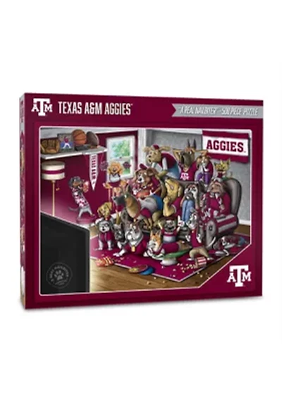 YouTheFan NCAA Texas A&M Aggies Purebred Fans 500pc Puzzle - "A Real Nailbiter"