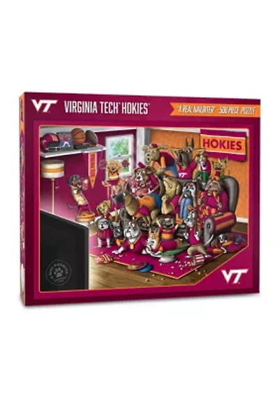 YouTheFan NCAA Virginia Tech Hokies Purebred Fans 500pc Puzzle - "A Real Nailbiter"