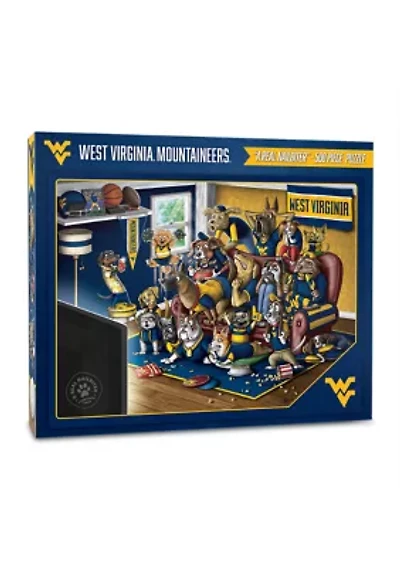 YouTheFan NCAA West Virginia Mountaineers Purebred Fans 500pc Puzzle - "A Real Nailbiter"