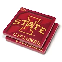 YouTheFan NCAA Iowa State Cyclones 3D Logo Series Coasters