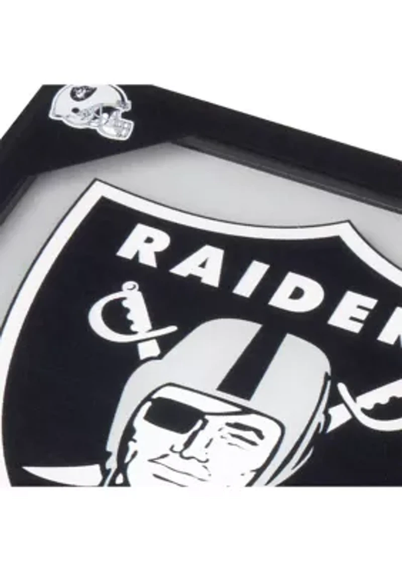 Oakland Raiders YouTheFan NFL Las Vegas Raiders 3D Logo Series Coasters