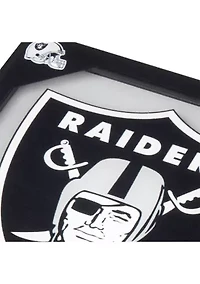 Oakland Raiders YouTheFan NFL Las Vegas Raiders 3D Logo Series Coasters