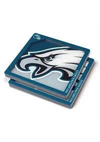 YouTheFan NFL Philadelphia Eagles 3D Logo Series Coasters