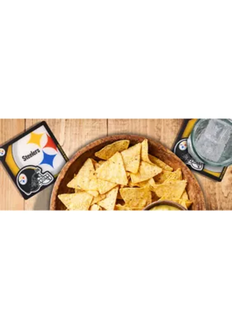 YouTheFan NFL Pittsburgh Steelers 3D Logo Series Coasters