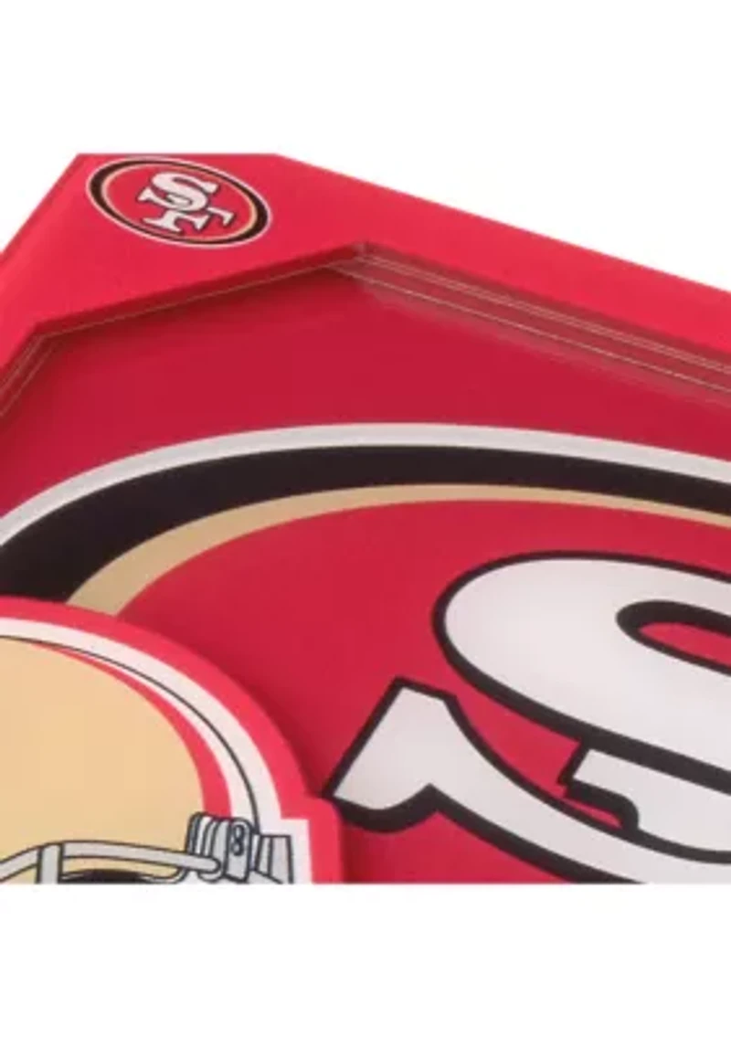 YouTheFan NFL San Francisco 49ers 3D Logo Series Coasters