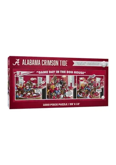 YouTheFan NCAA Alabama Crimson Tide Game Day in the Dog House 1000pc Puzzle