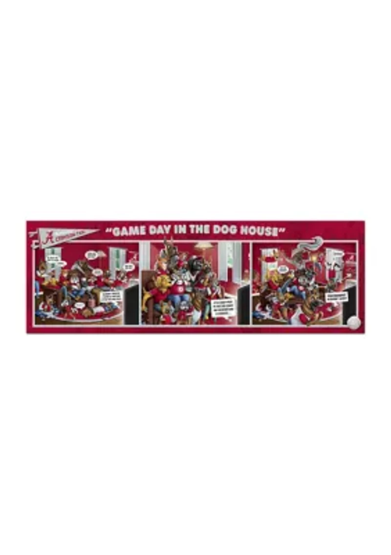 YouTheFan NCAA Alabama Crimson Tide Game Day in the Dog House 1000pc Puzzle