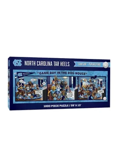 YouTheFan NCAA North Carolina Tar Heels Game Day in the Dog House 1000pc Puzzle