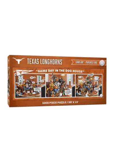 YouTheFan NCAA Texas Longhorns Game Day in the Dog House 1000pc Puzzle