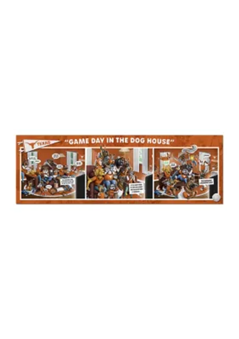 YouTheFan NCAA Texas Longhorns Game Day in the Dog House 1000pc Puzzle
