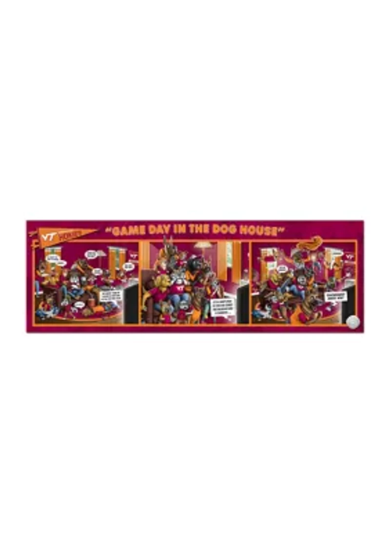 YouTheFan NCAA Virginia Tech Hokies Game Day in the Dog House 1000pc Puzzle
