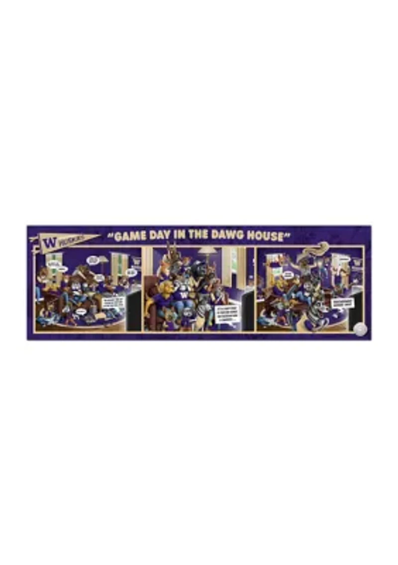 YouTheFan NCAA Washington Huskies Game Day in the Dog House 1000pc Puzzle