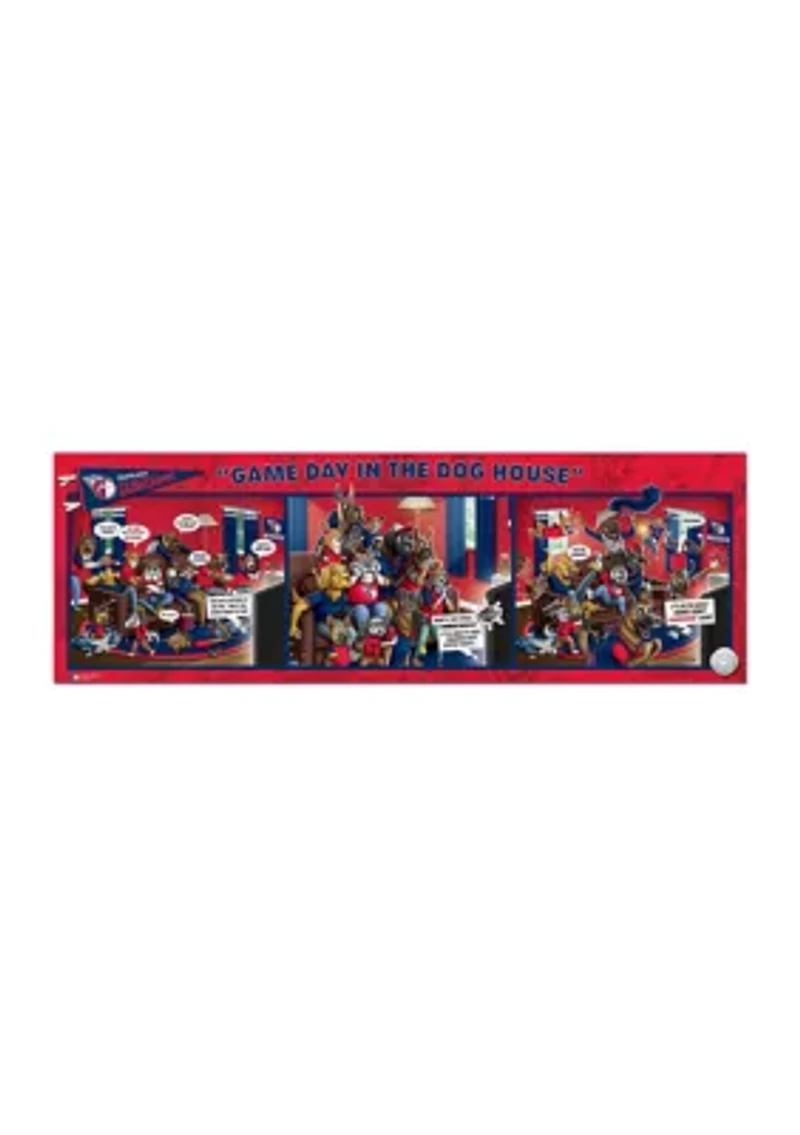 Cleveland Indians YouTheFan MLB Cleveland Guardians Game Day in the Dog House 1000pc Puzzle