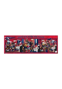 Cleveland Indians YouTheFan MLB Cleveland Guardians Game Day in the Dog House 1000pc Puzzle