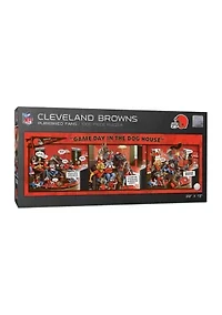 YouTheFan NFL Cleveland Browns Game Day in the Dog House 1000pc Puzzle