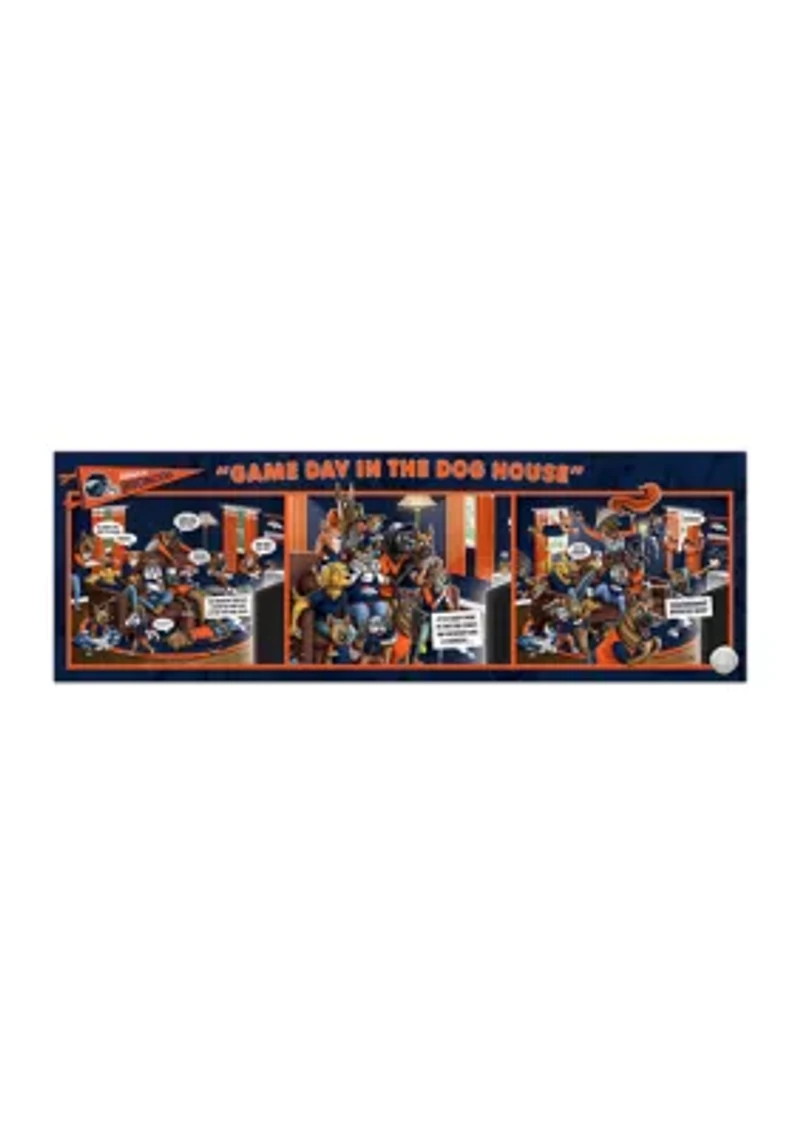 YouTheFan NFL Denver Broncos Game Day in the Dog House 1000pc Puzzle