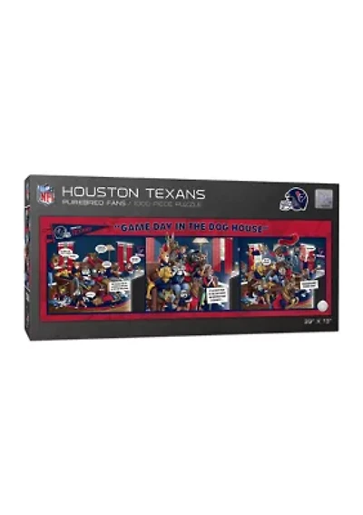 YouTheFan NFL Houston Texans Game Day in the Dog House 1000pc Puzzle