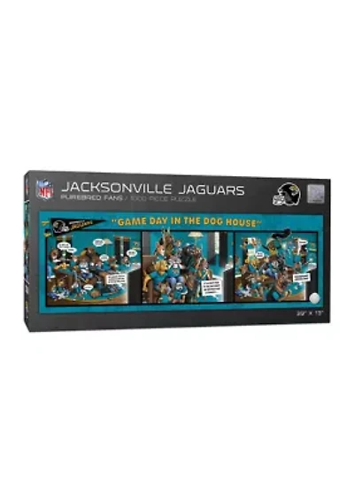 YouTheFan NFL Jacksonville Jaguars Game Day in the Dog House 1000pc Puzzle