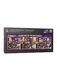 YouTheFan NFL Minnesota Vikings Game Day in the Dog House 1000pc Puzzle