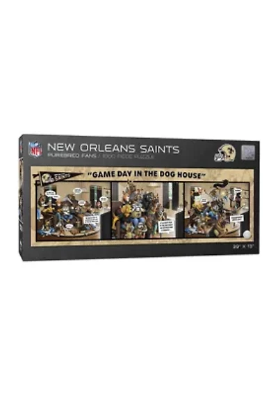 YouTheFan NFL New Orleans Saints Game Day in the Dog House 1000pc Puzzle