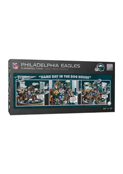 YouTheFan NFL Philadelphia Eagles Game Day in the Dog House 1000pc Puzzle