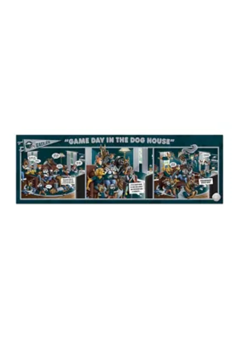 YouTheFan NFL Philadelphia Eagles Game Day in the Dog House 1000pc Puzzle
