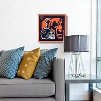 YouTheFan NFL Chicago Bears 3D Logo Series Wall Art - 12x12