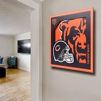 YouTheFan NFL Chicago Bears 3D Logo Series Wall Art - 12x12