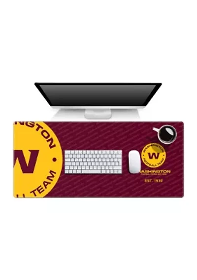 YouTheFan NFL Washington Commanders Logo Series Desk Pad