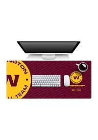 YouTheFan NFL Washington Commanders Logo Series Desk Pad